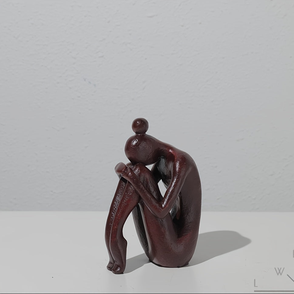 Abstract Figure Resin Bookends