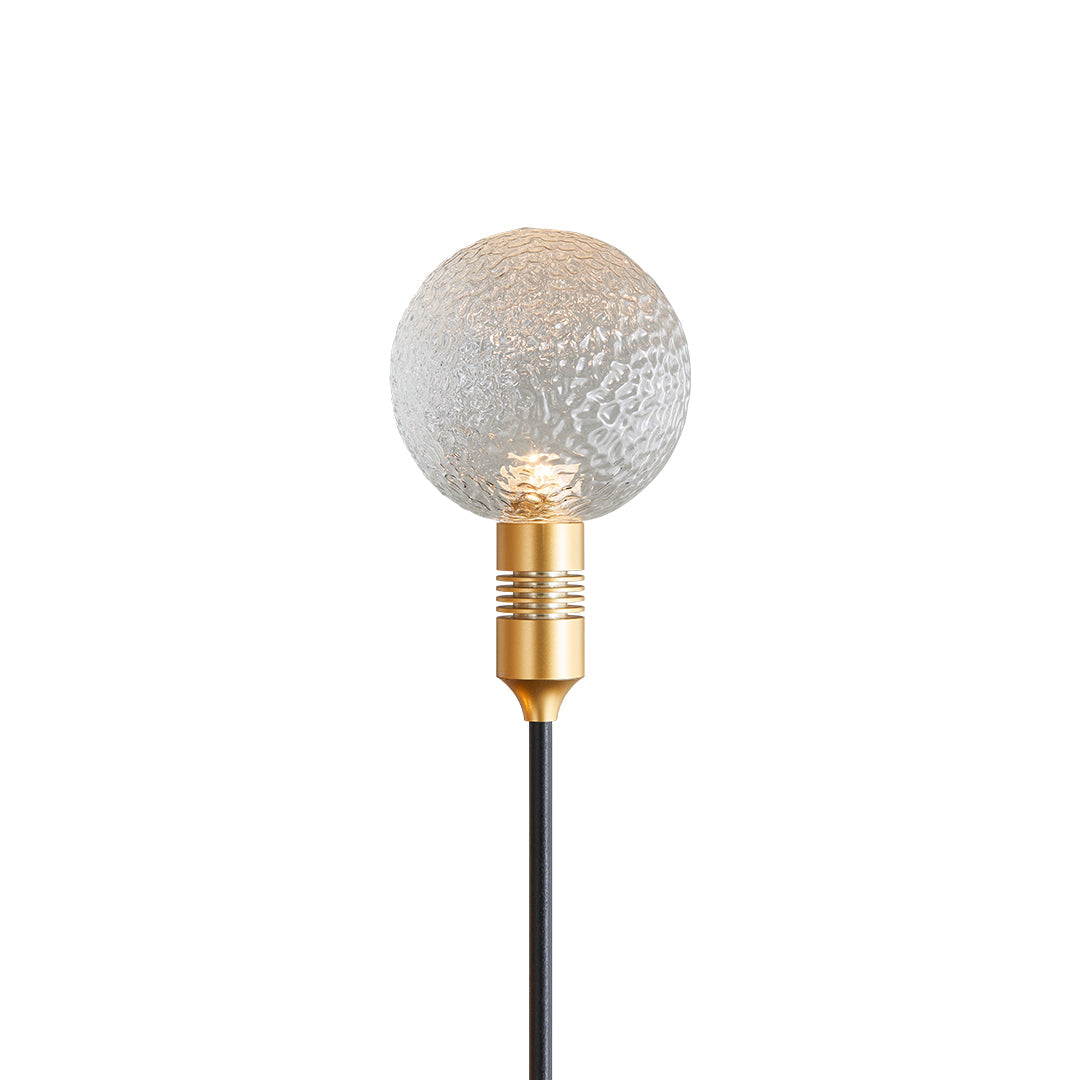 Tinted Glass Sphere Garden Path Light