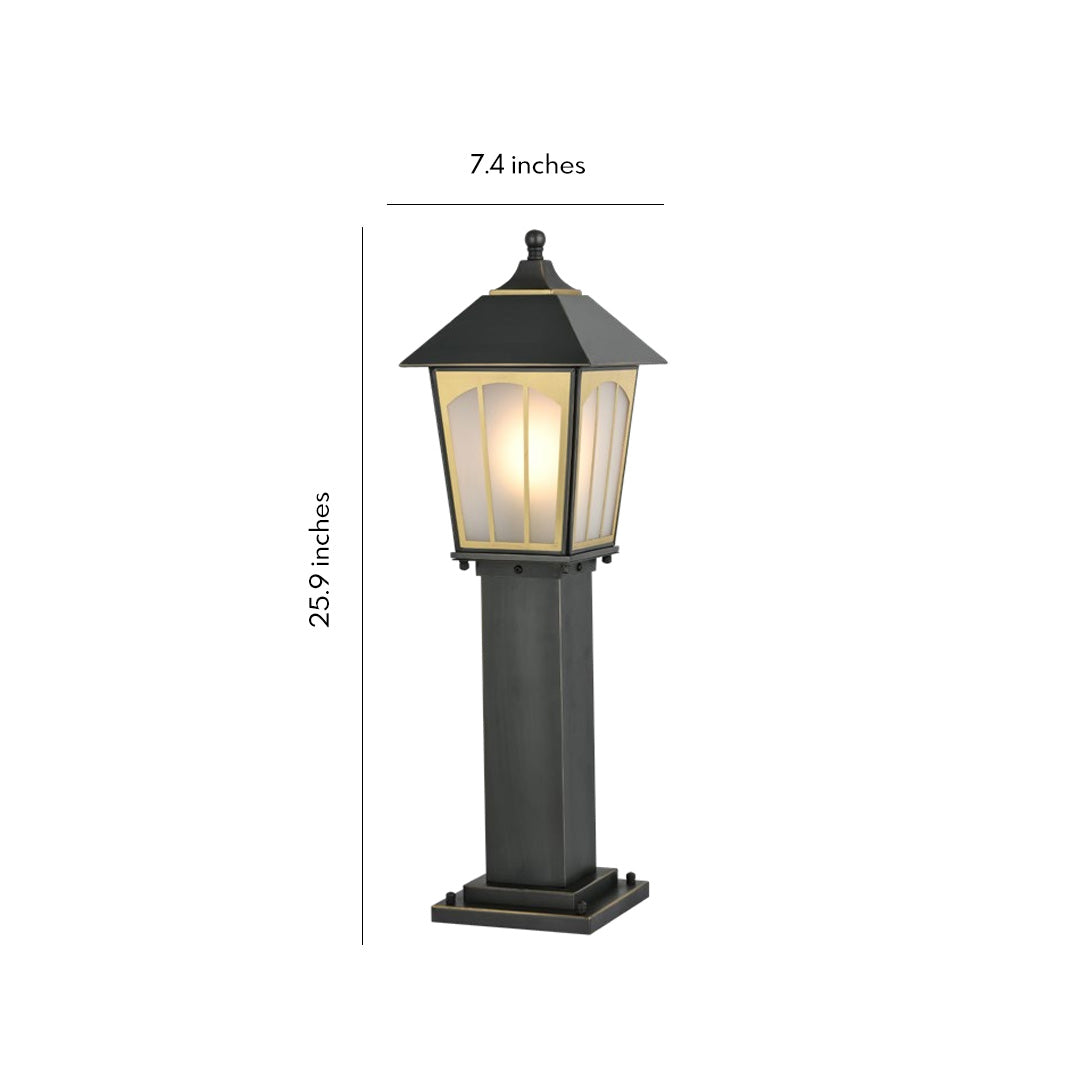 Post Garden Path Light