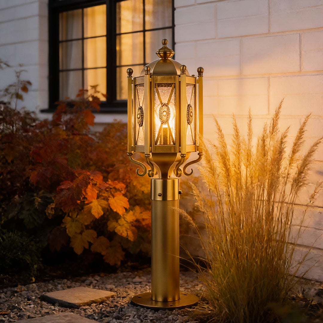 Solid Brass Garden Path Light