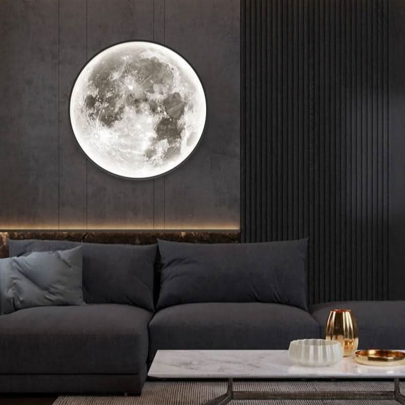 Sculptural Moon Table Lamp