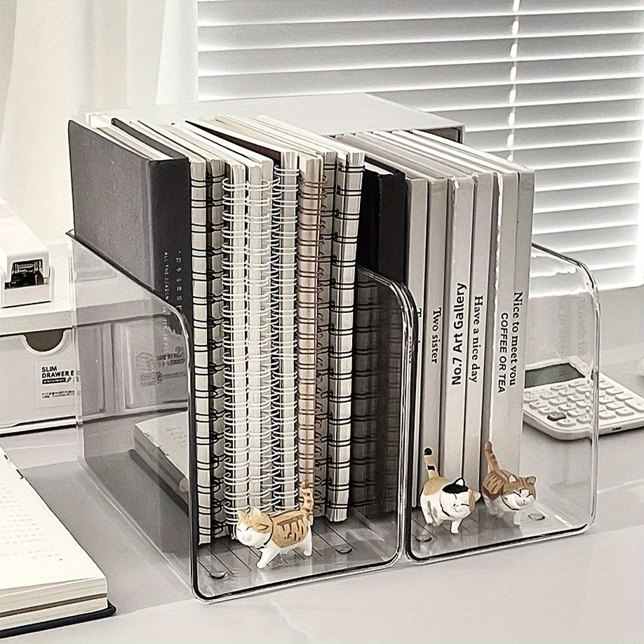 Clear Arc Bookend Stand