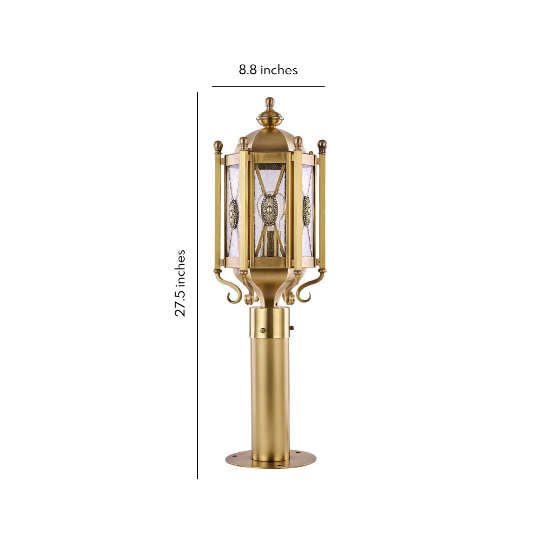 Solid Brass Garden Path Light