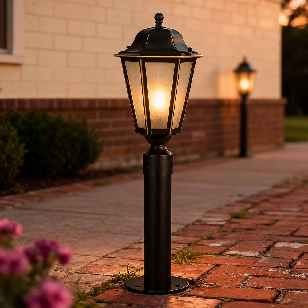 European Copper Path Lantern