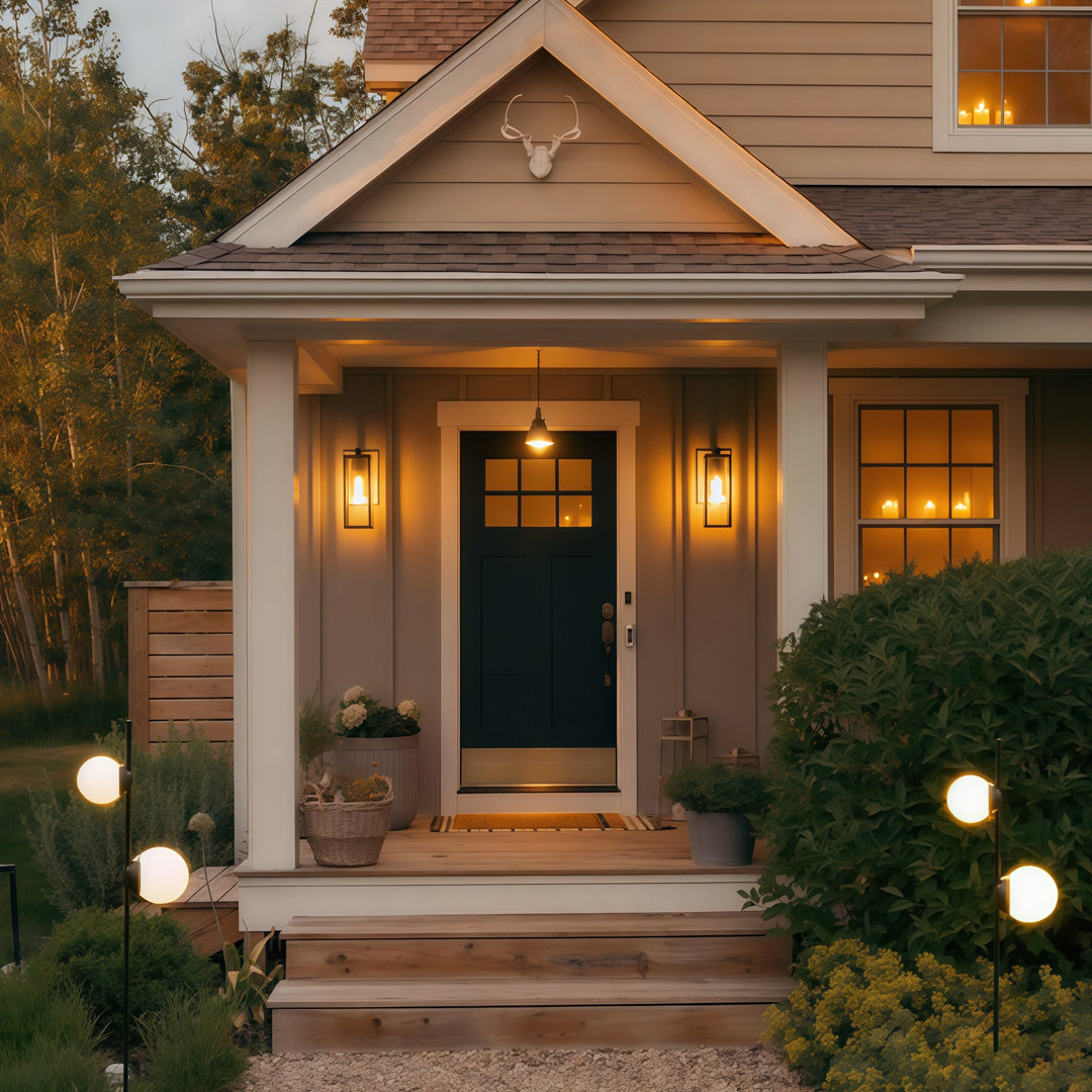 Globe Head Outdoor Garden Path Light