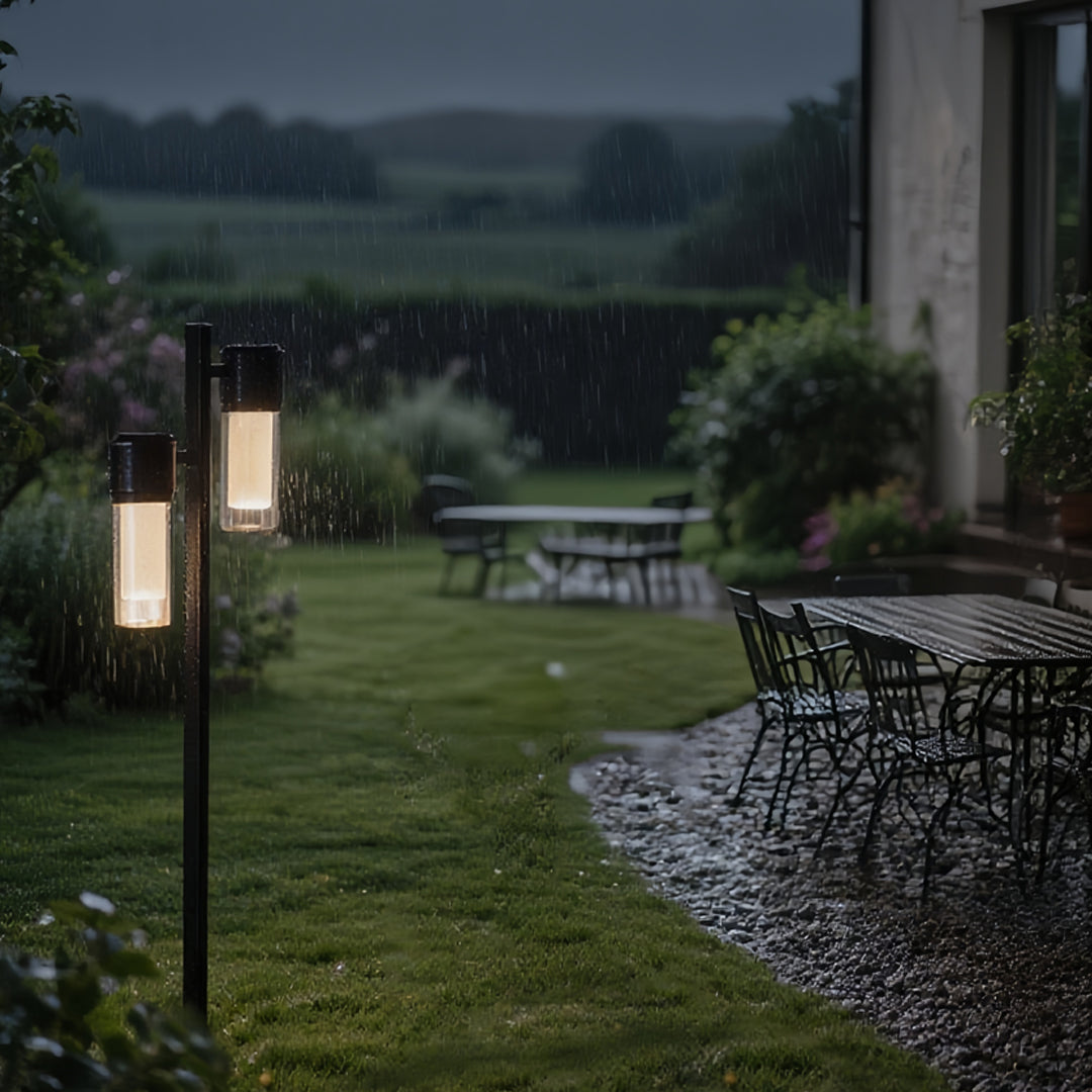 Glass Outdoor Garden Path Light