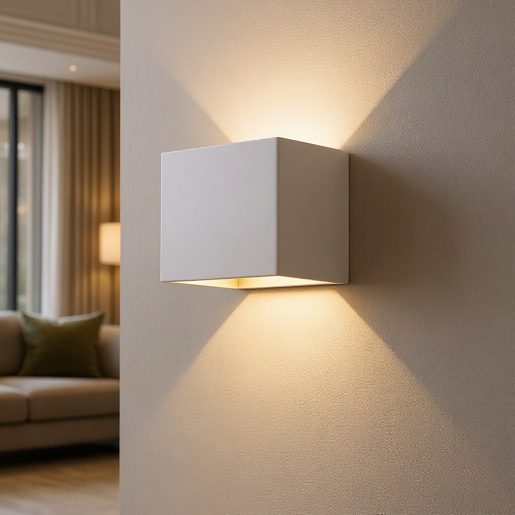 Cubic Cordless Motion Sensor Wall Light