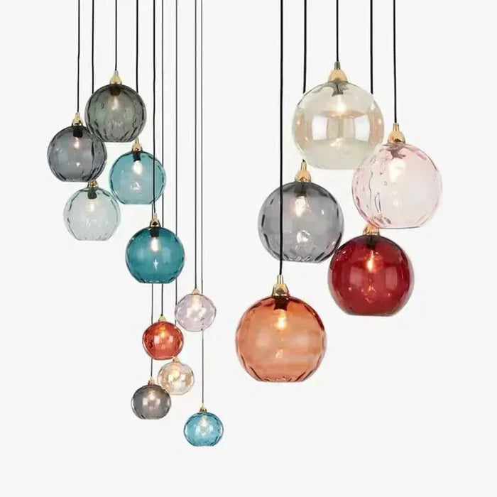 Glass Ball Pendant Lamp - LumiSphere
