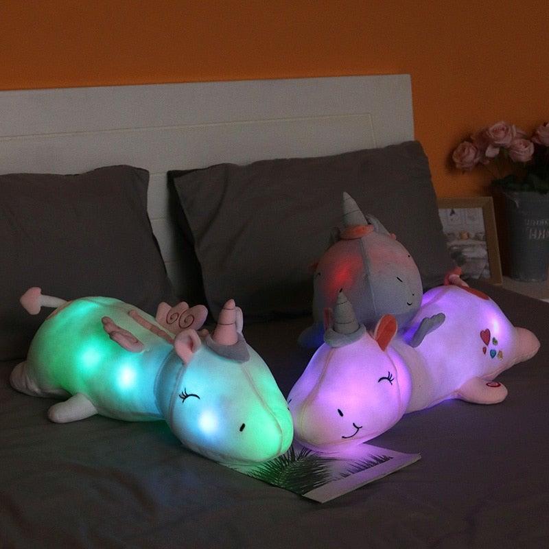 Lumicorn Rainbow LED Unicorn Plush