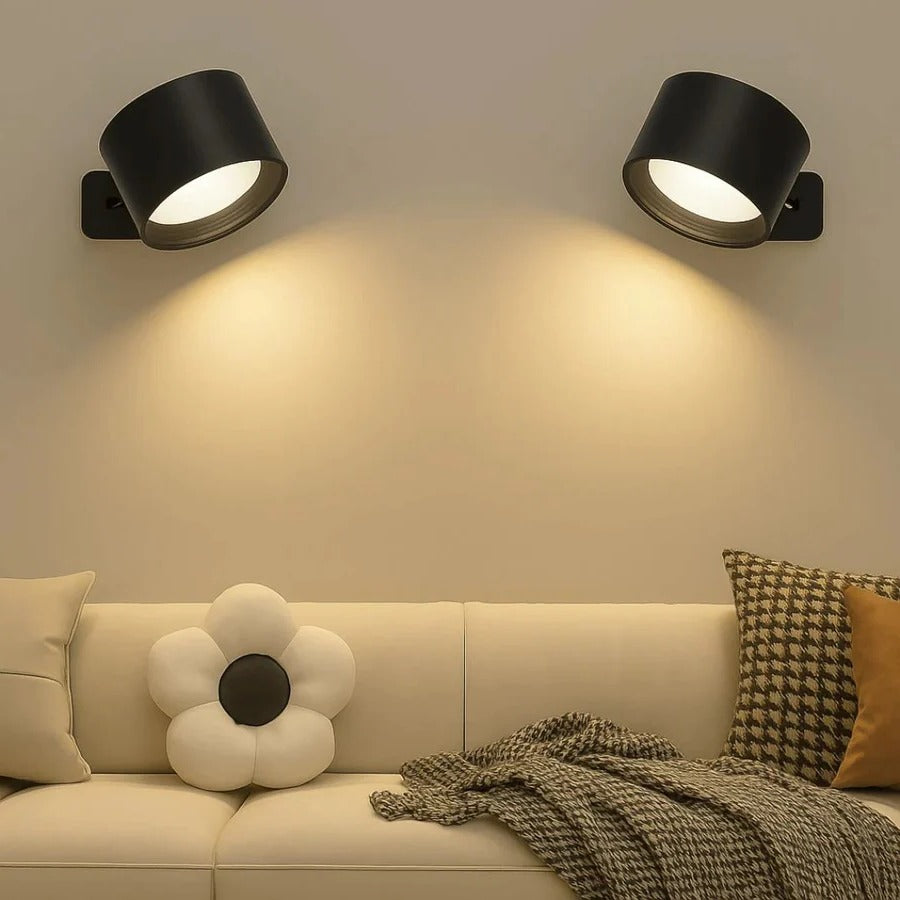 Rechargeable Wall Light with 360° Rotation
