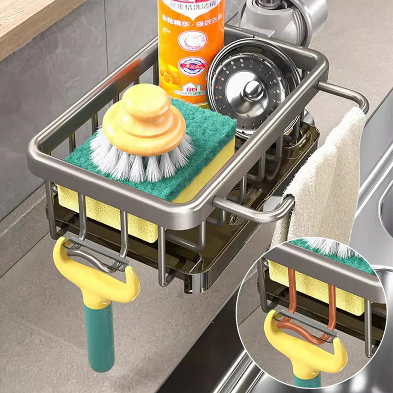 Aluminum Sink Caddy Organizer