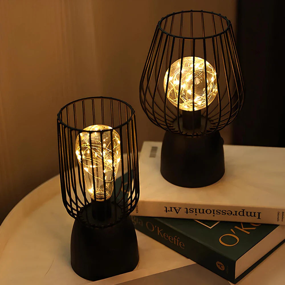 Iron Cage Glow Lamp