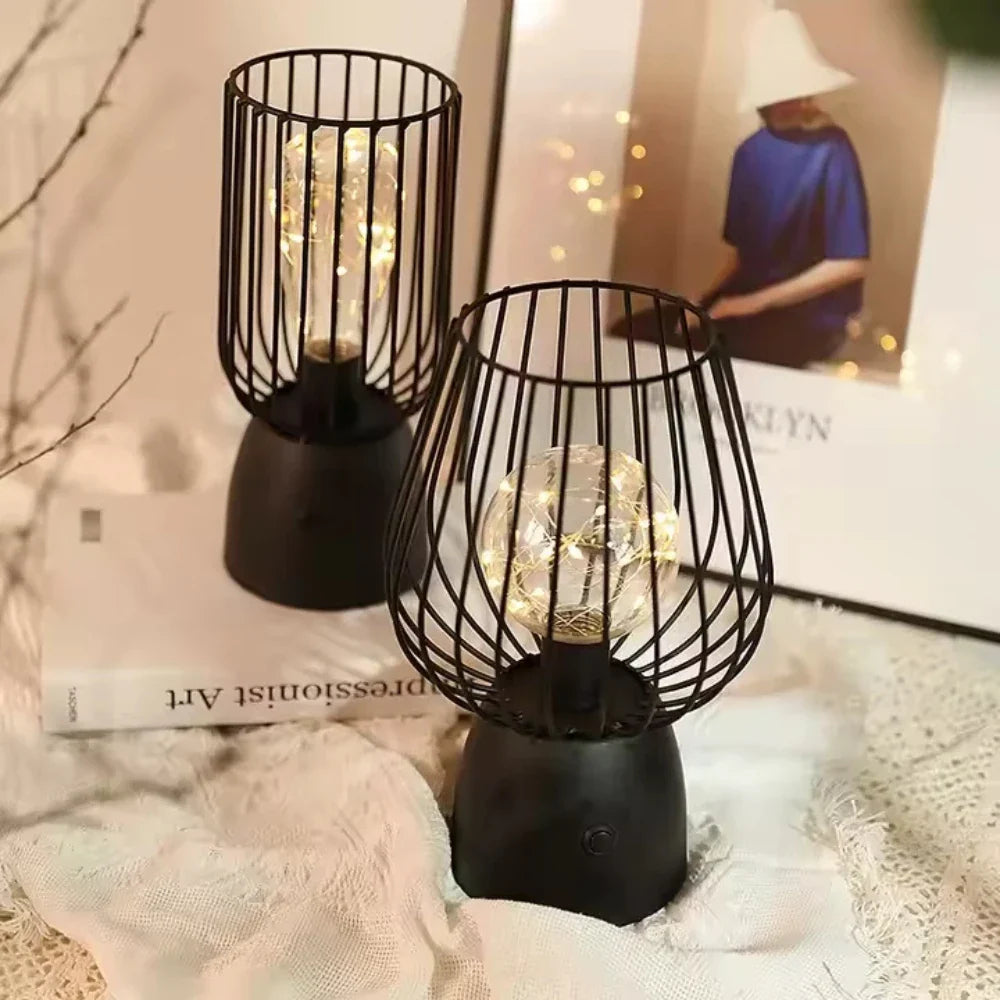 Iron Cage Glow Lamp