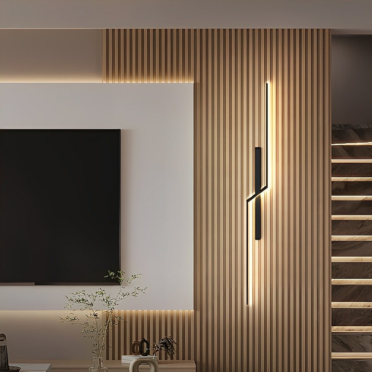 Minimalist Kinked Linear Wall Light