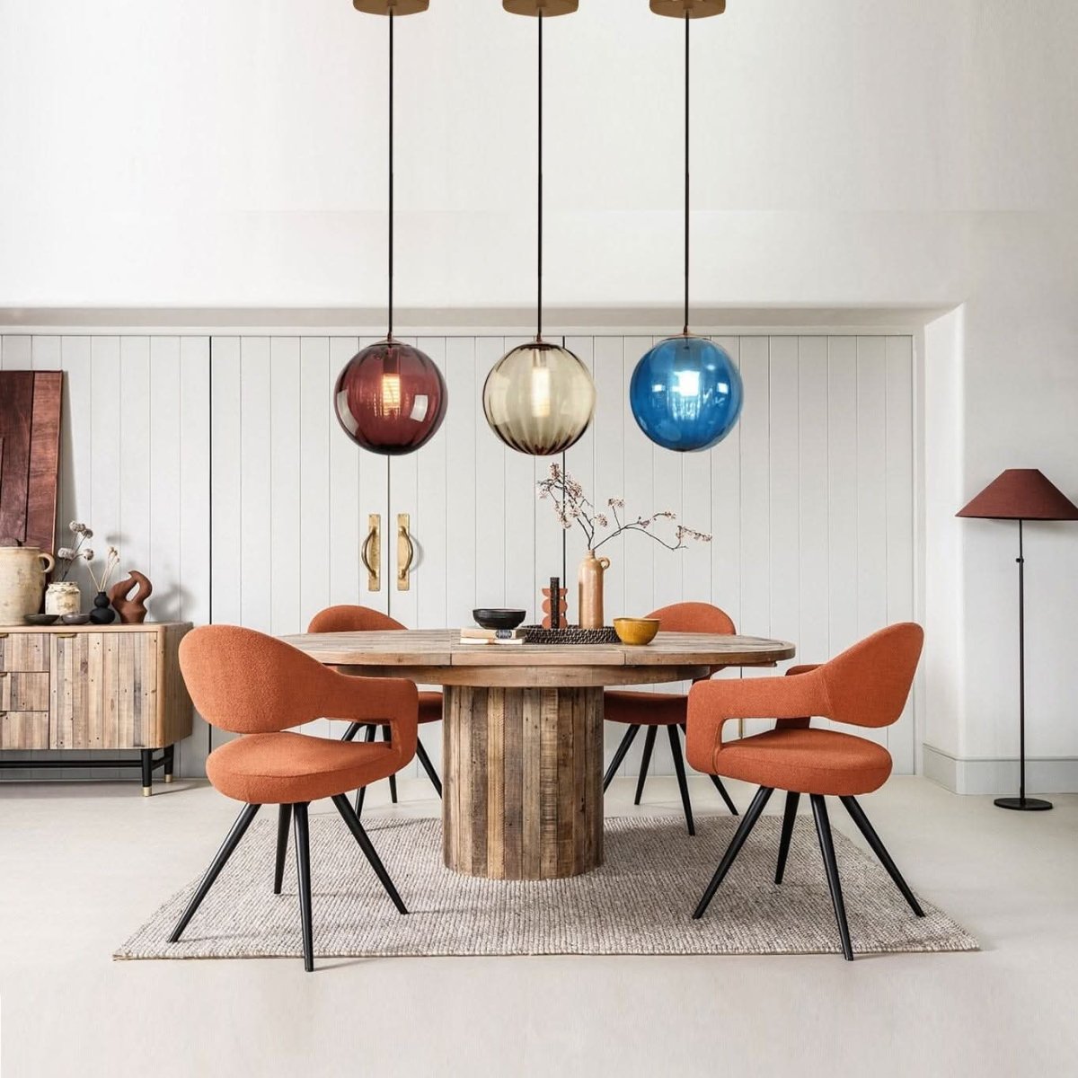 Glass Ball Pendant Light