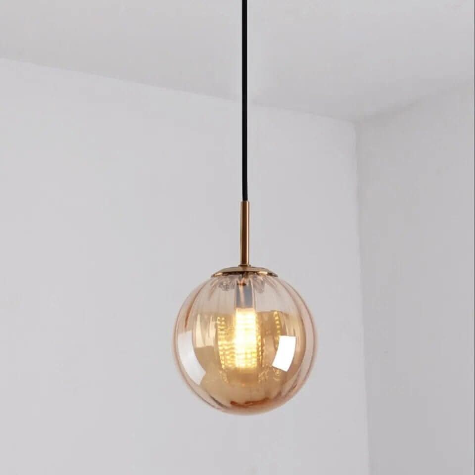 Glass Ball Pendant Light