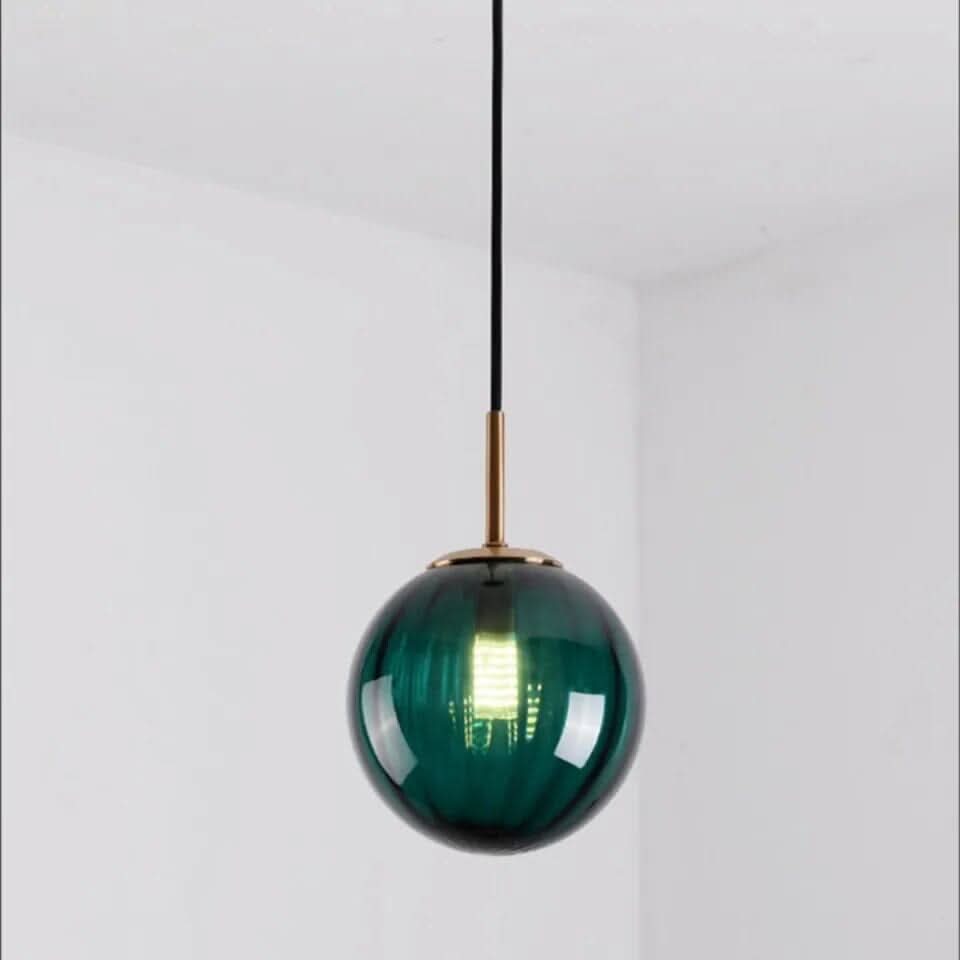 Glass Ball Pendant Light