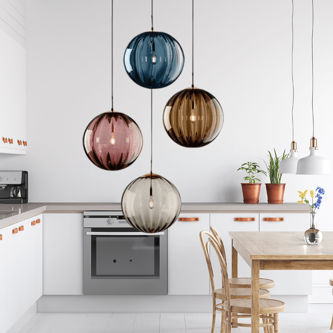 Glass Ball Pendant Light