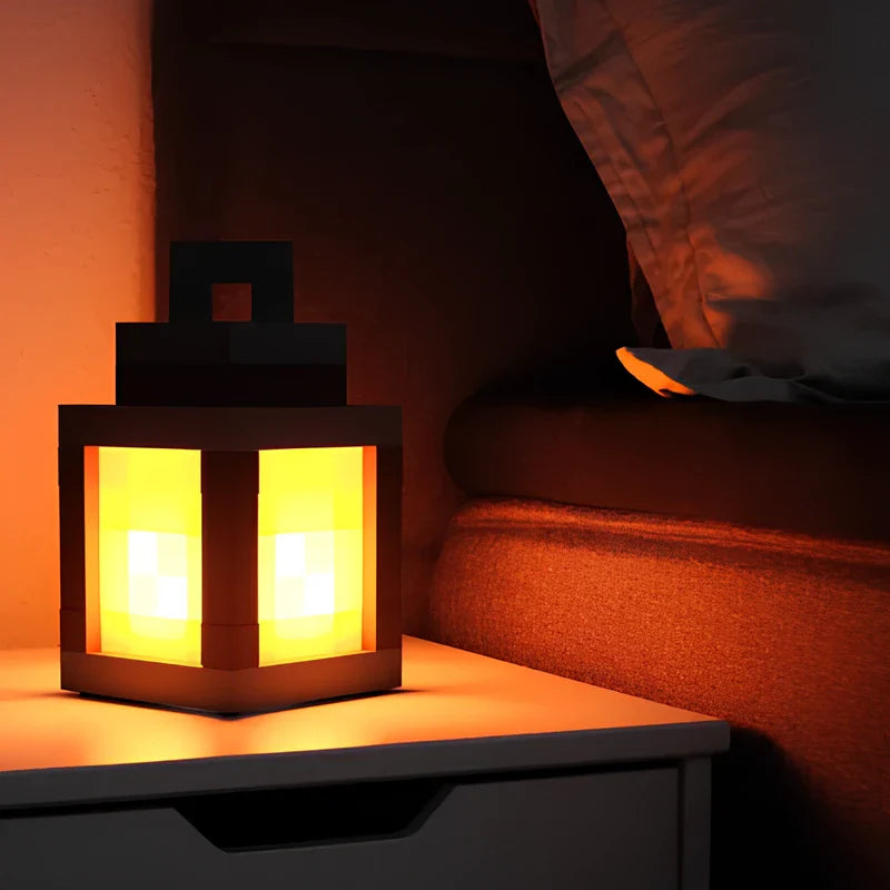 Block LED Wall Lantern