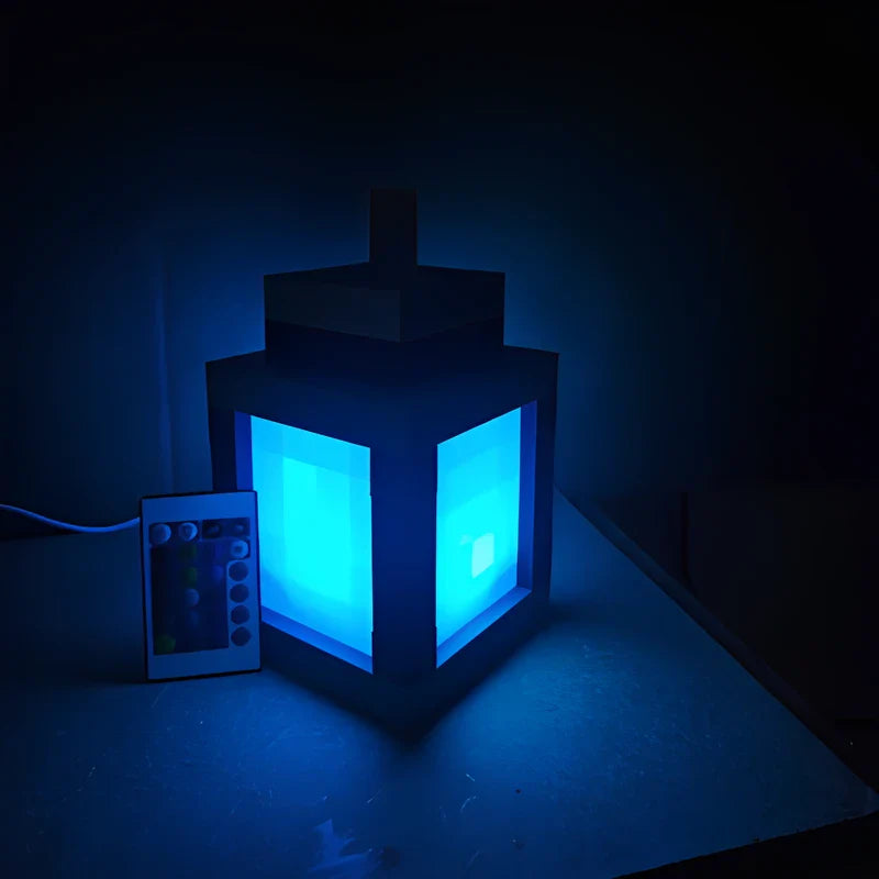 Block LED Wall Lantern