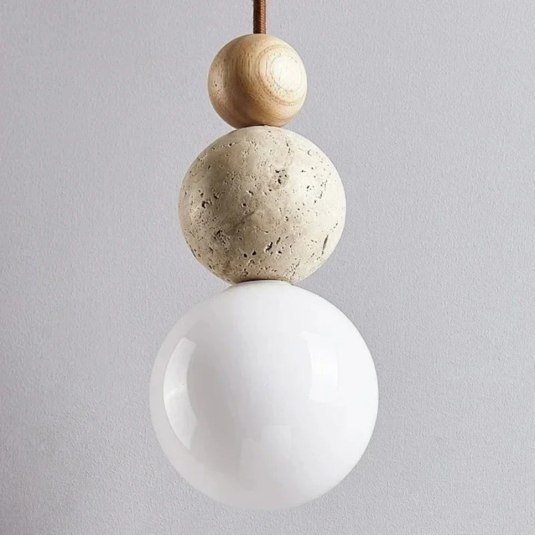 Ceiling Travertine Pendant Light