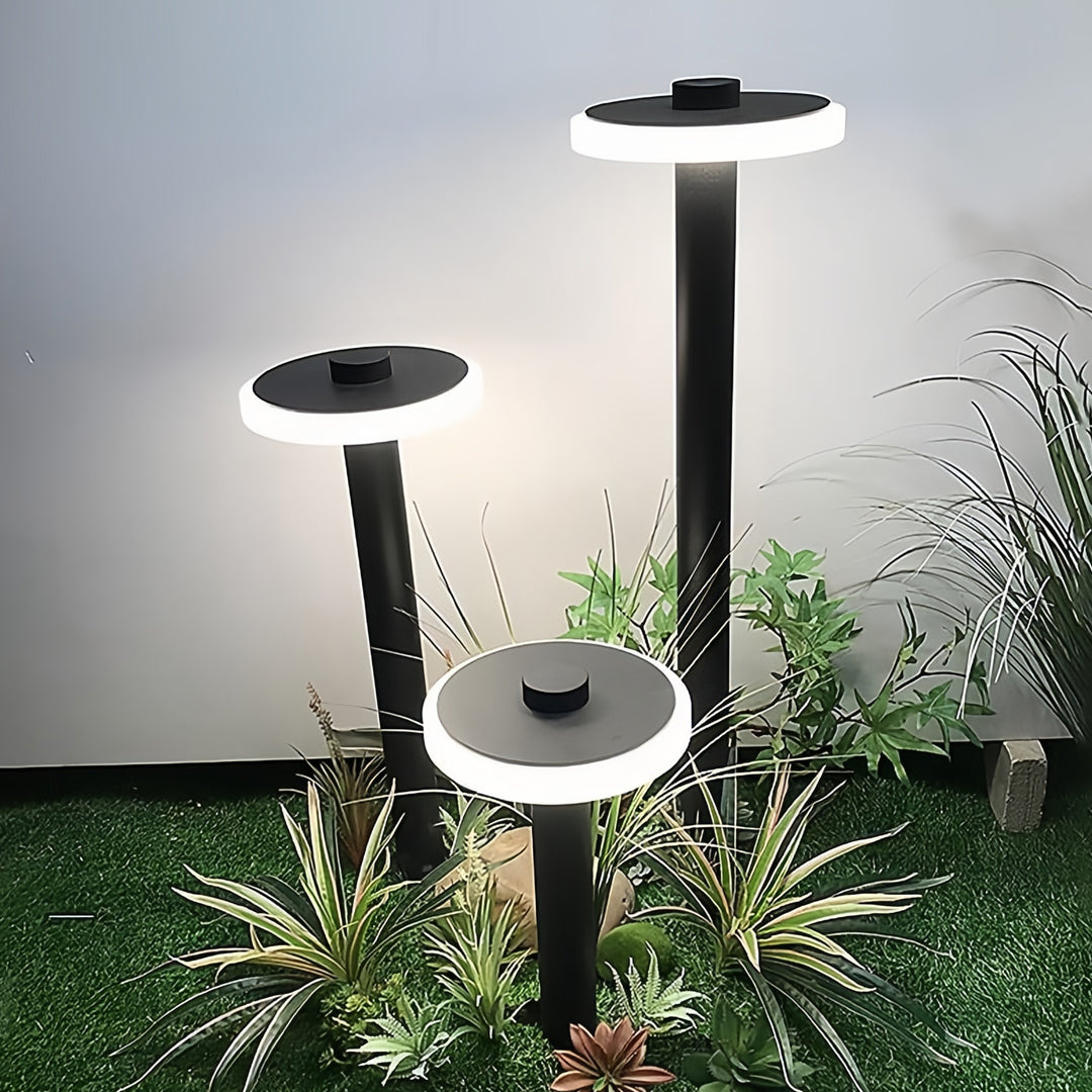Battery-Powered Minimalist Outdoor Path Light