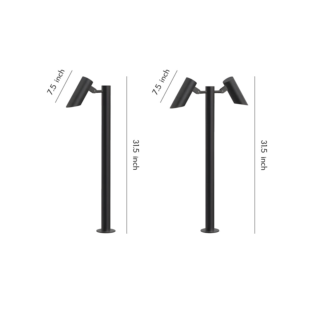 Die-Cast Lawn Spike Outdoor Path Light