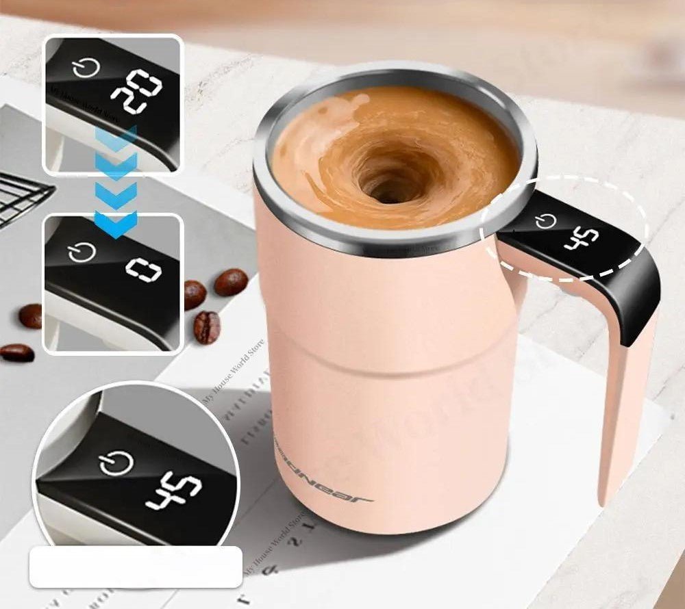 Rechargeable Self-Stirring Coffee Mug