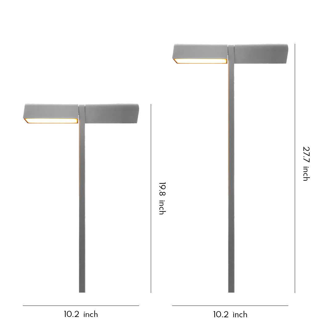 Dual-Arm Outdoor Lawn Path Post Light