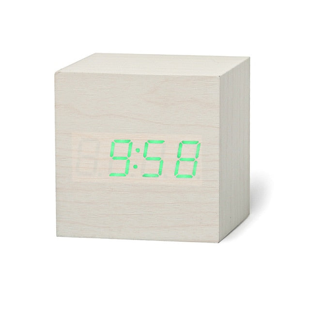 Square LED Alarm Clock