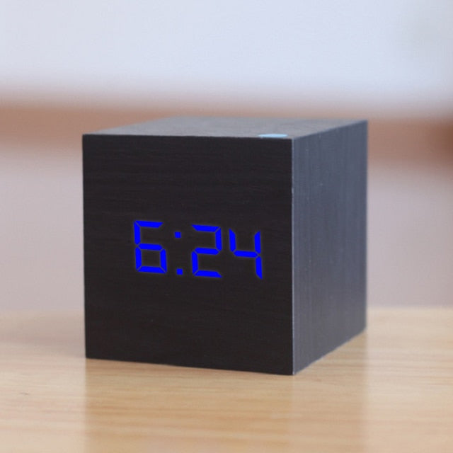 Square LED Alarm Clock