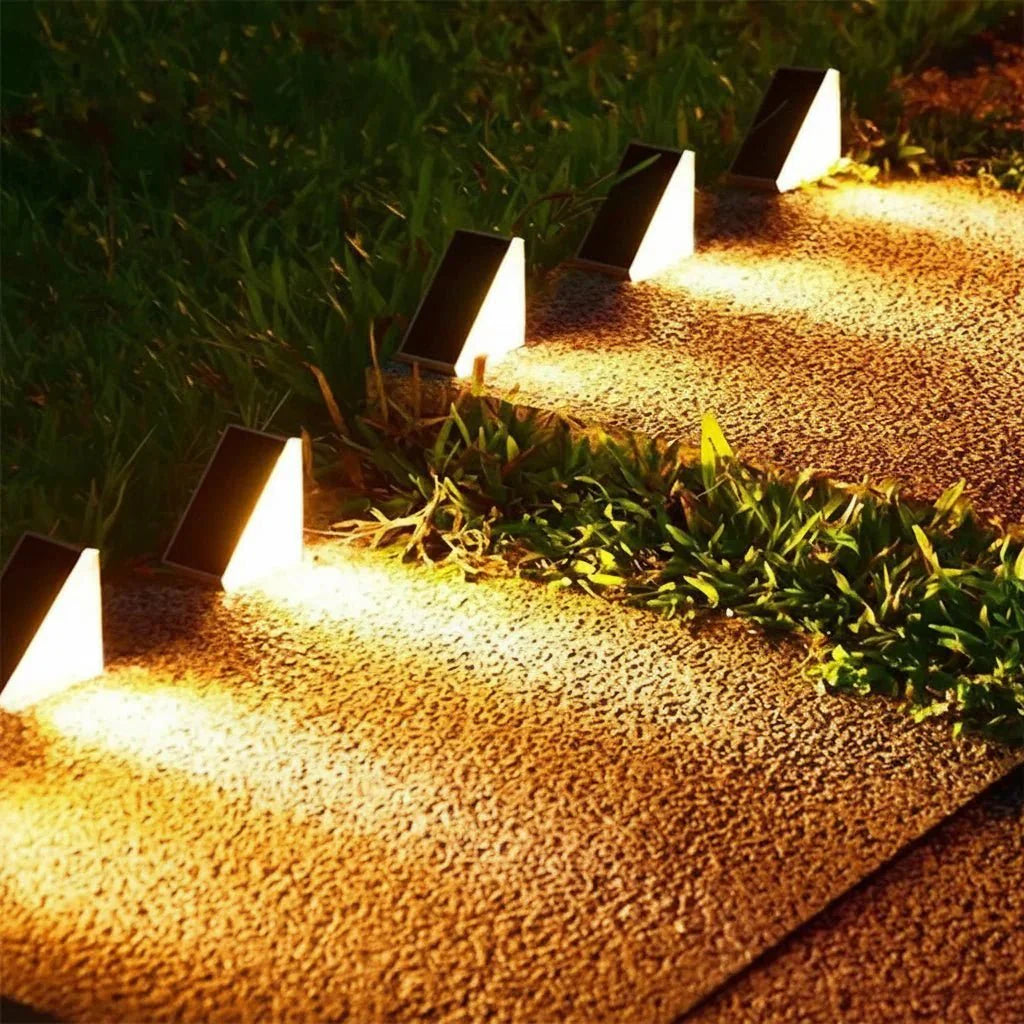 Solar Pathway Step Light Set