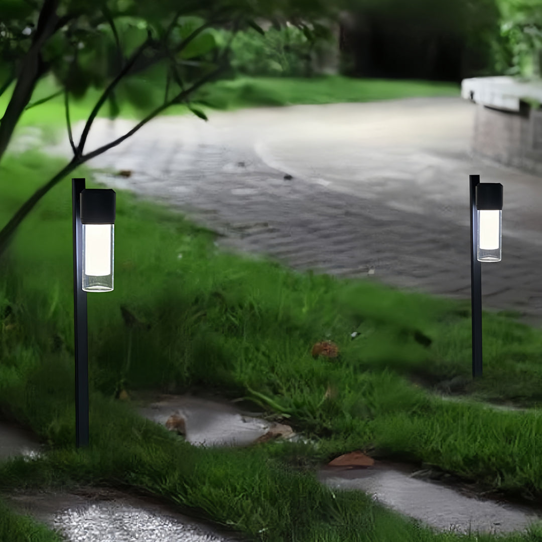 Glass Outdoor Garden Path Light