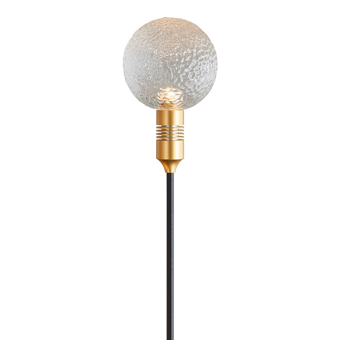 Tinted Glass Sphere Garden Path Light