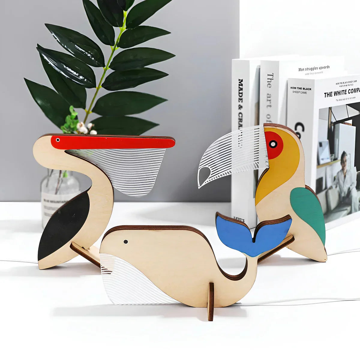 Wooden Animal Kids Night Lamp