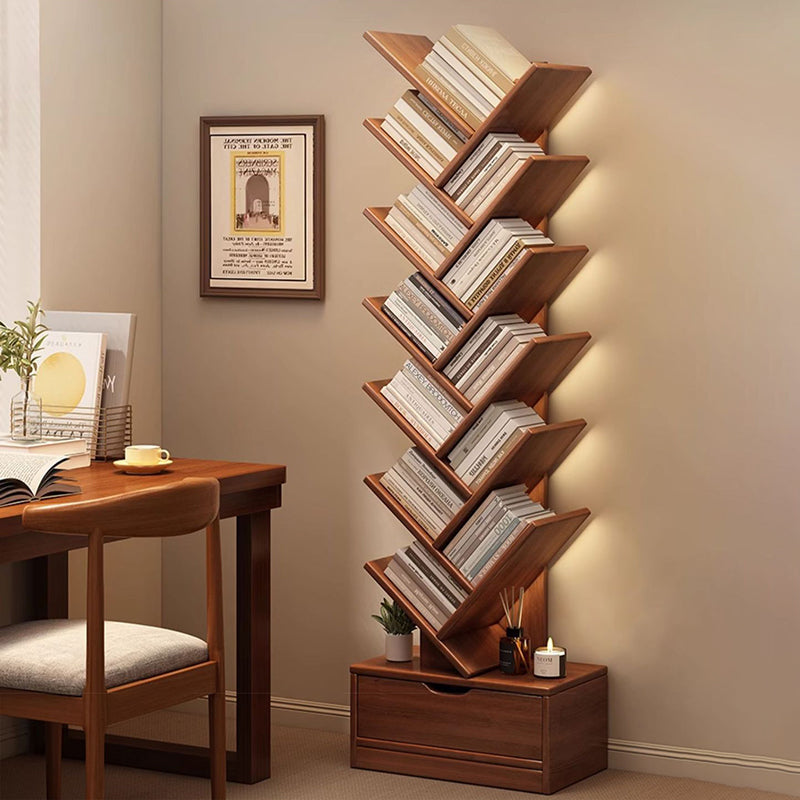 Rectangular Wood Bookshelves