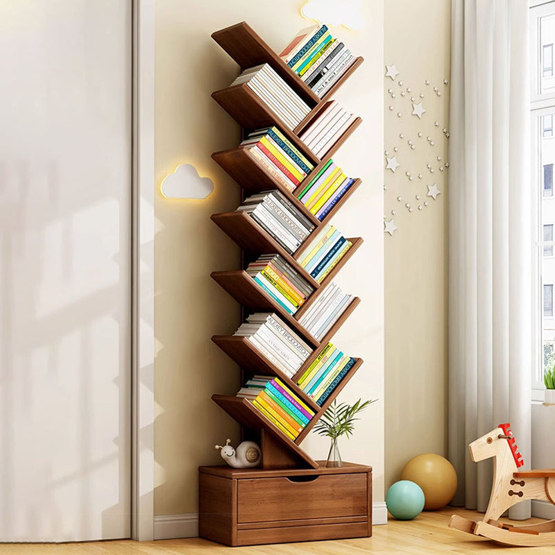 Rectangular Wood Bookshelves