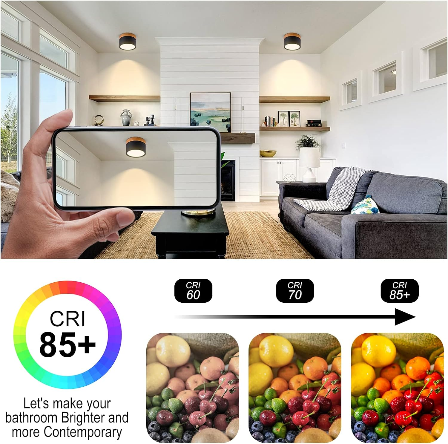 Small Flush Ceiling Light