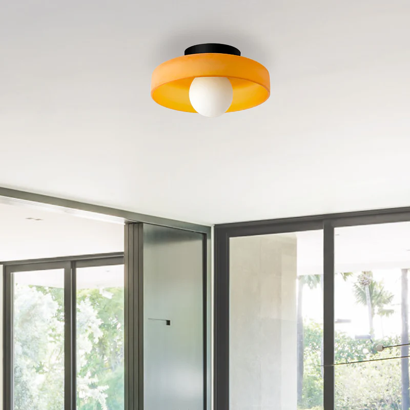 Round Flush Ceiling Light