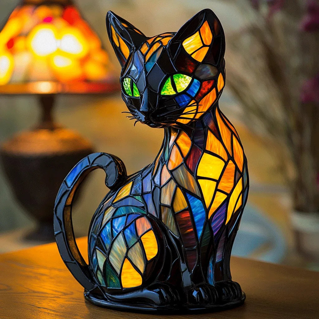 Cat Silhouette LED Night Light