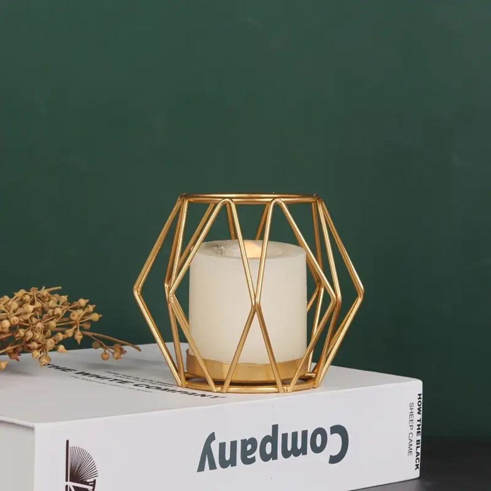 Geometric Frame Candle Holder