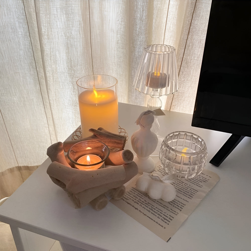 Reclaimed Driftwood Tealight Holder