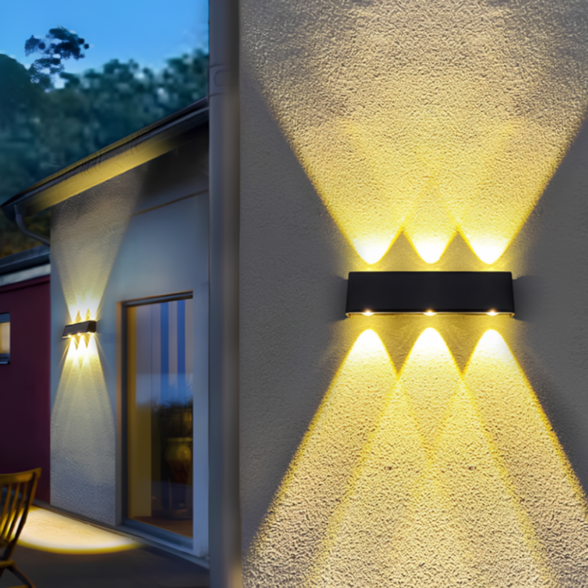 Prism Solar Wall Light