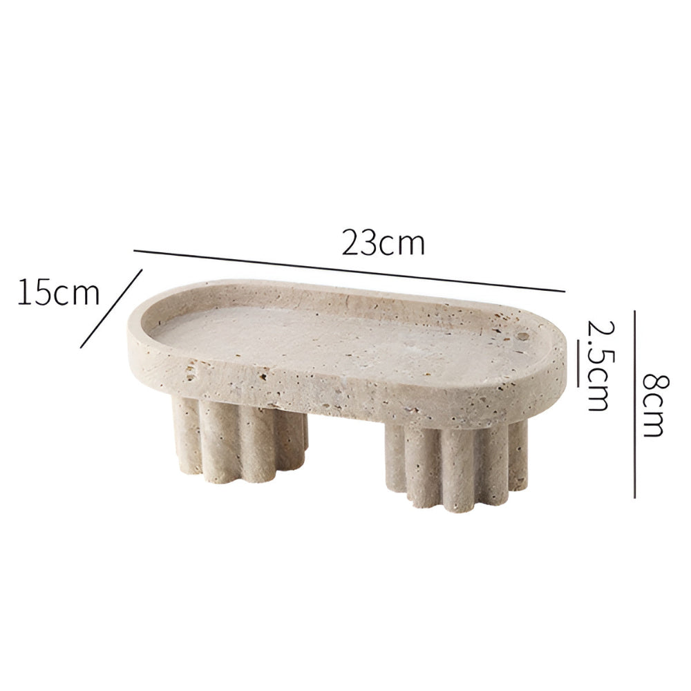 Travertine Display Tray