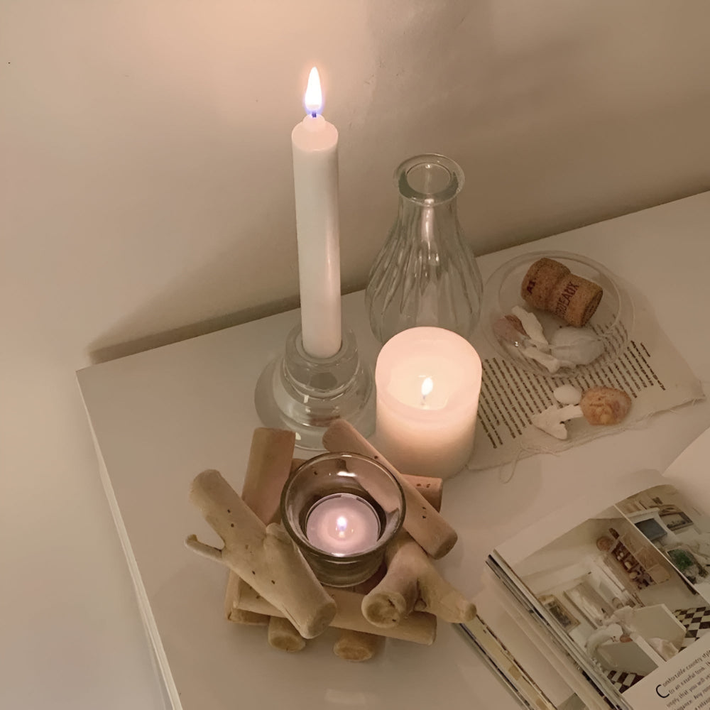 Reclaimed Driftwood Tealight Holder