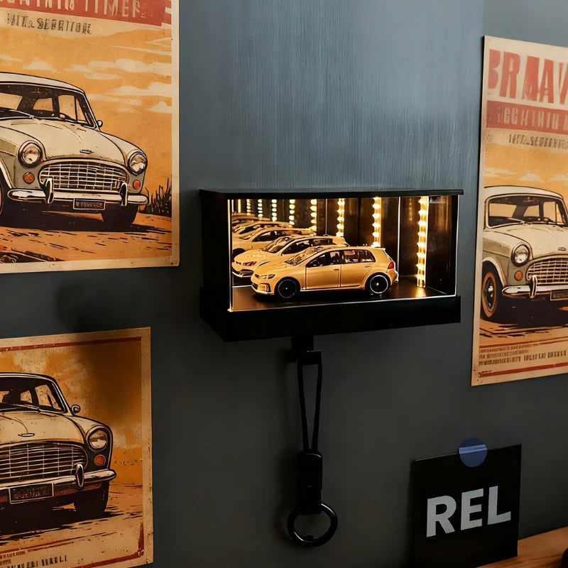 Infinity Mirror Car Key Hanger Light