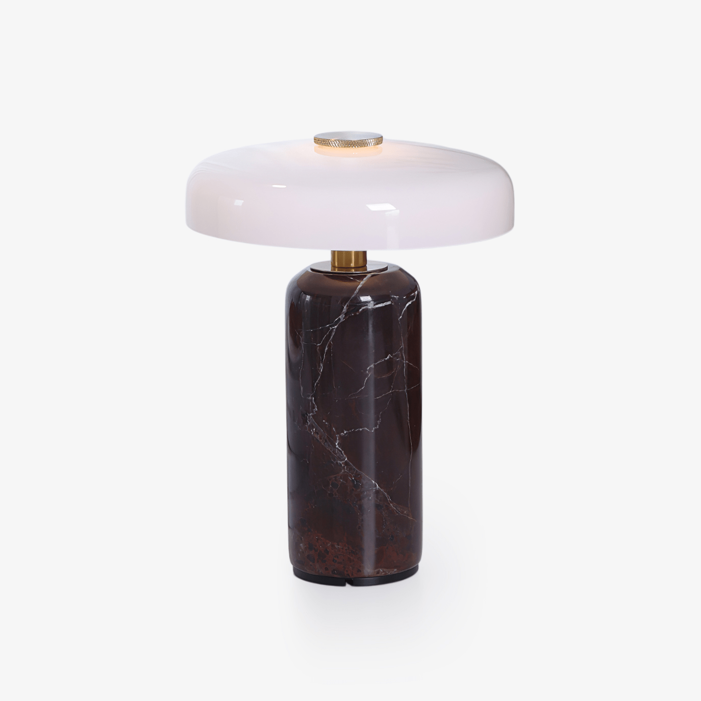 Marble Column Table Lamp