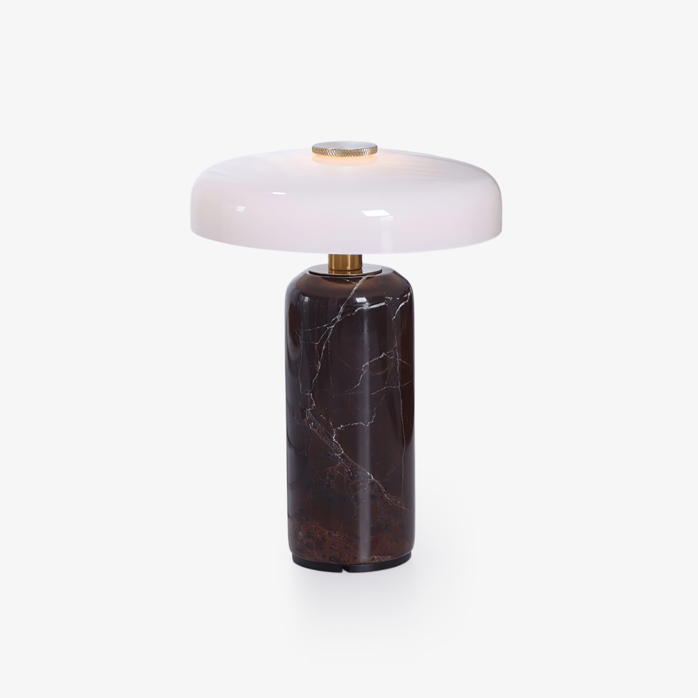 Marble Column Table Lamp