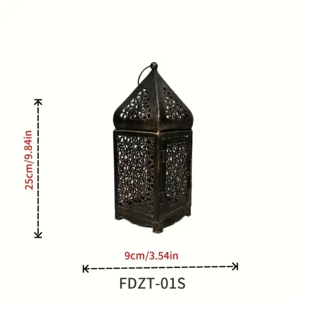 Intricate Iron Candle Holder