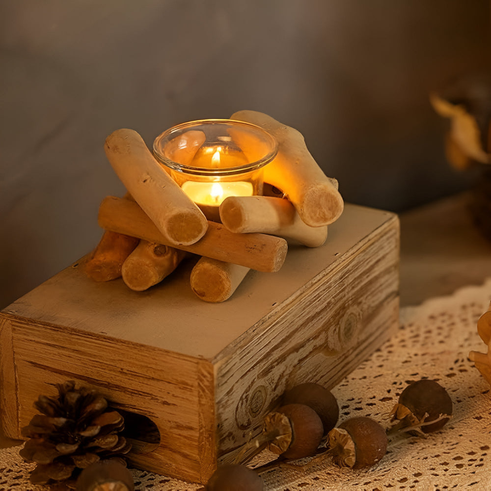 Reclaimed Driftwood Tealight Holder